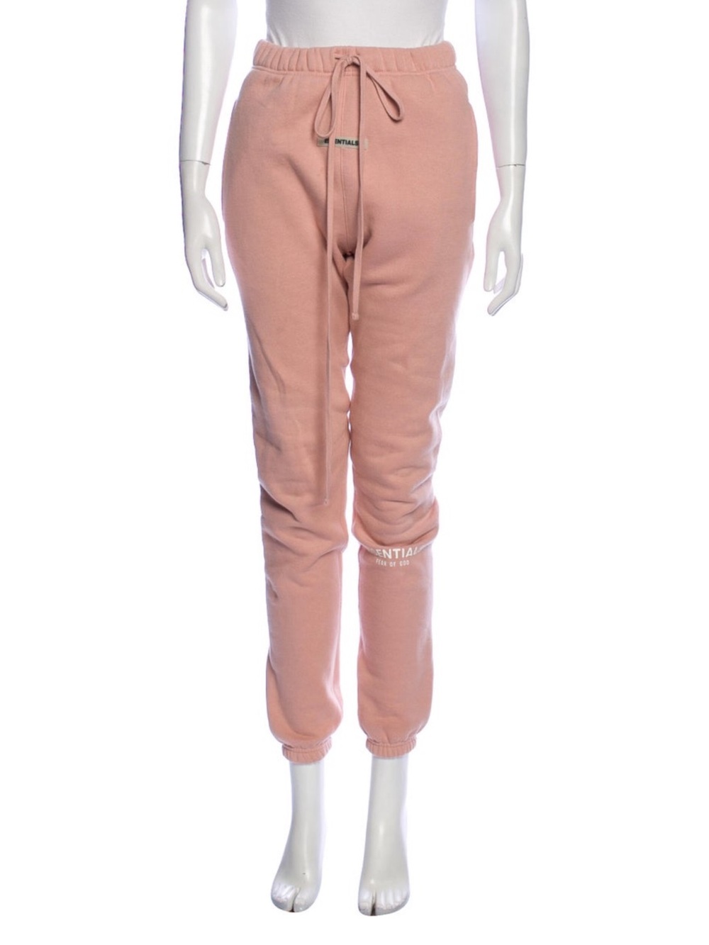 Essentials Pink Mauve Logo Sweatpants